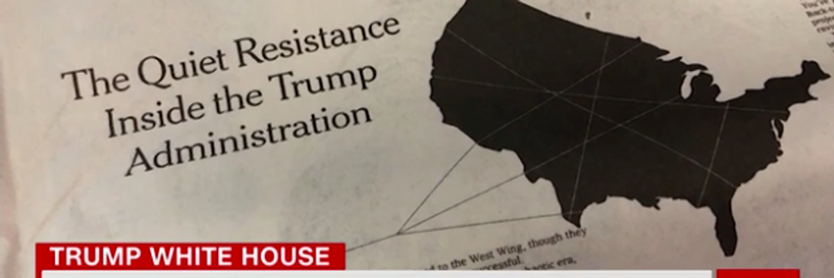 Nobody in the White House is Part of 'The Resistance'