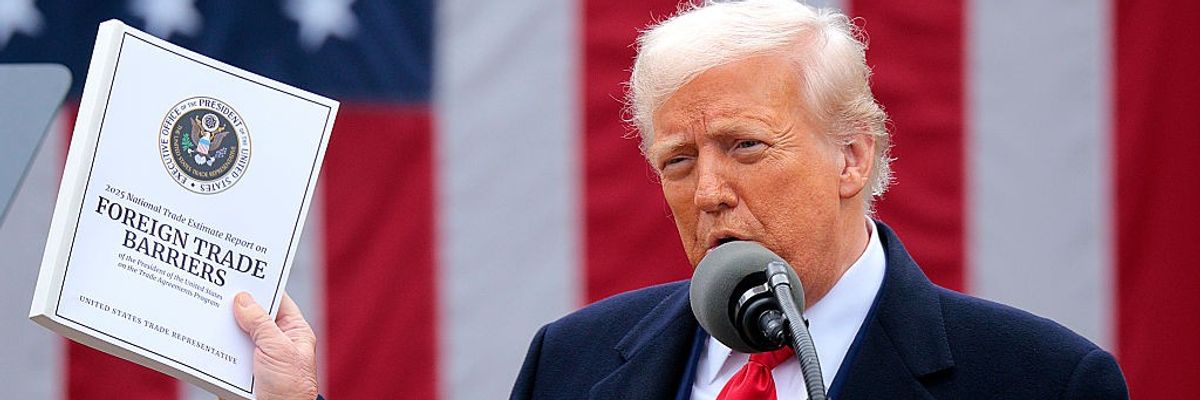 Trump hold trade report