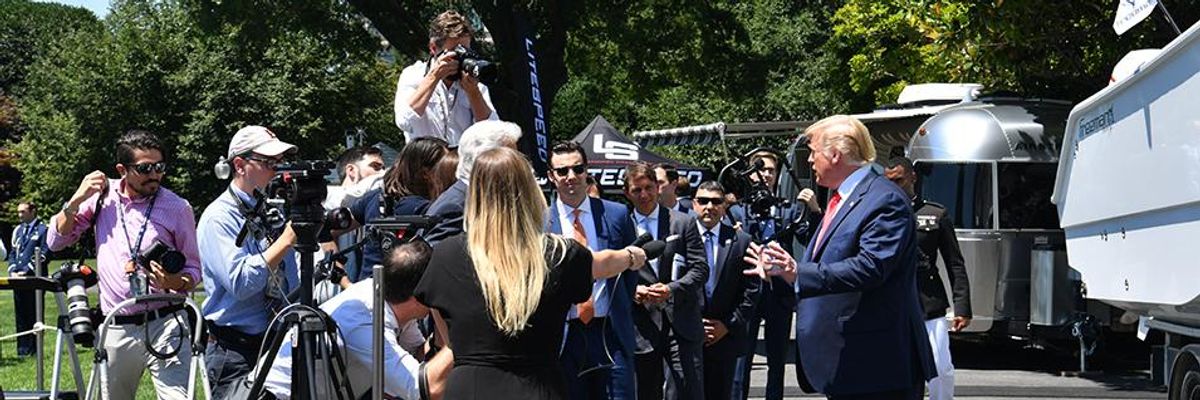 Trump is Sucking the Air Out of the Political Debate -  And Democrats and the Media Are Enabling Him