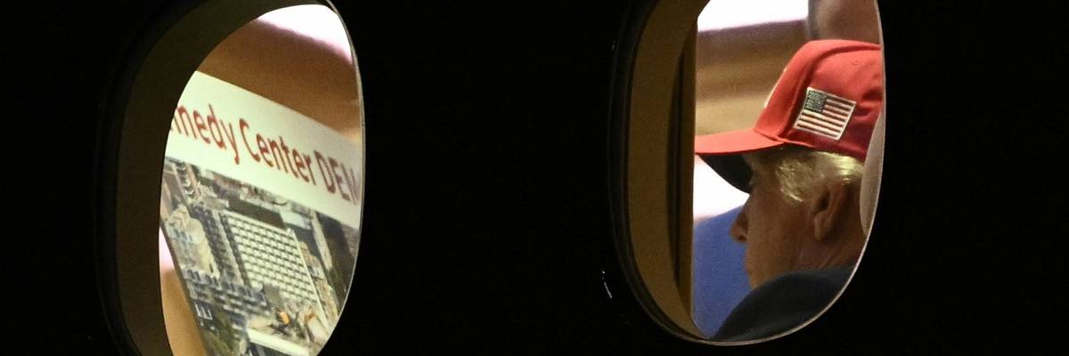 Trump looks at plans to demolish the Kennedy Center.