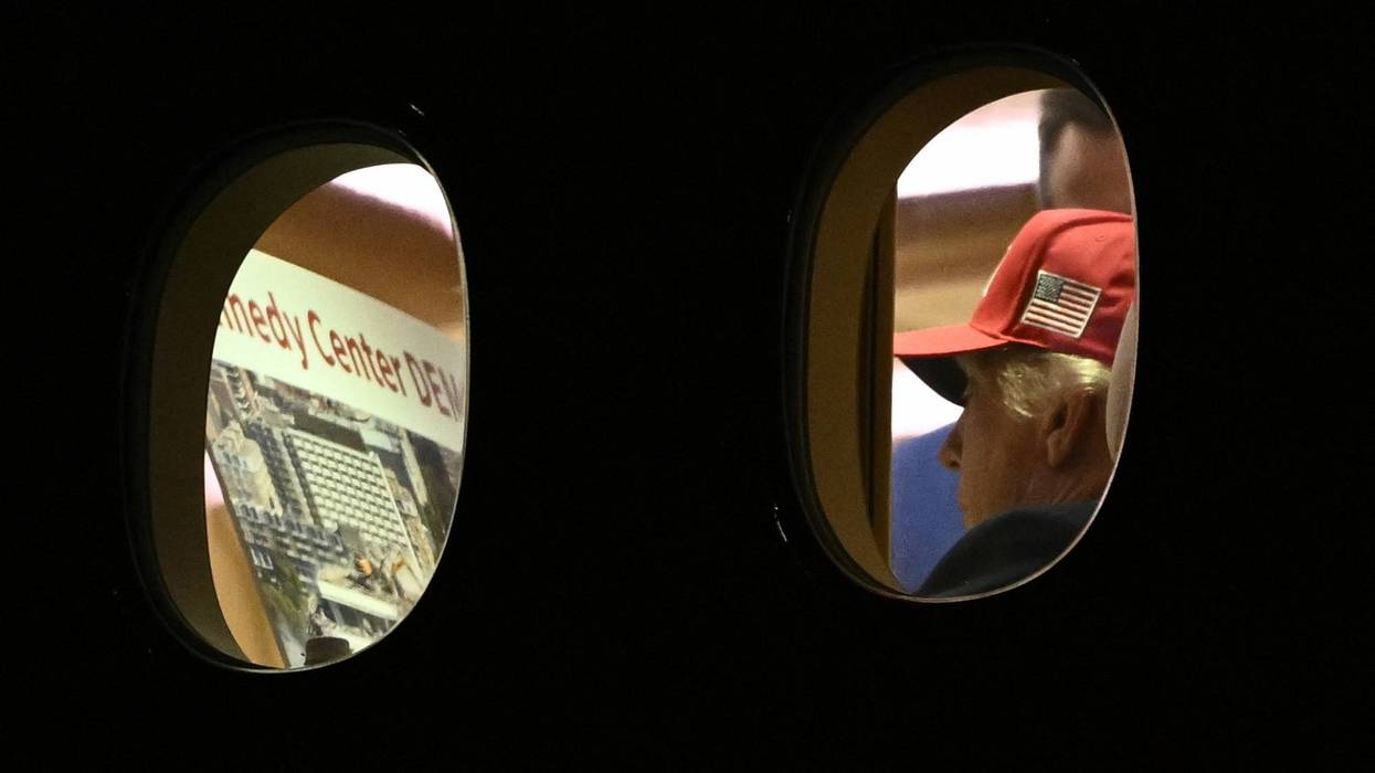 Trump looks at plans to demolish the Kennedy Center.