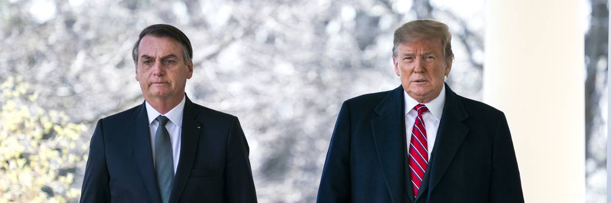 Trump meets with Brazil's Bolsonaro at White House