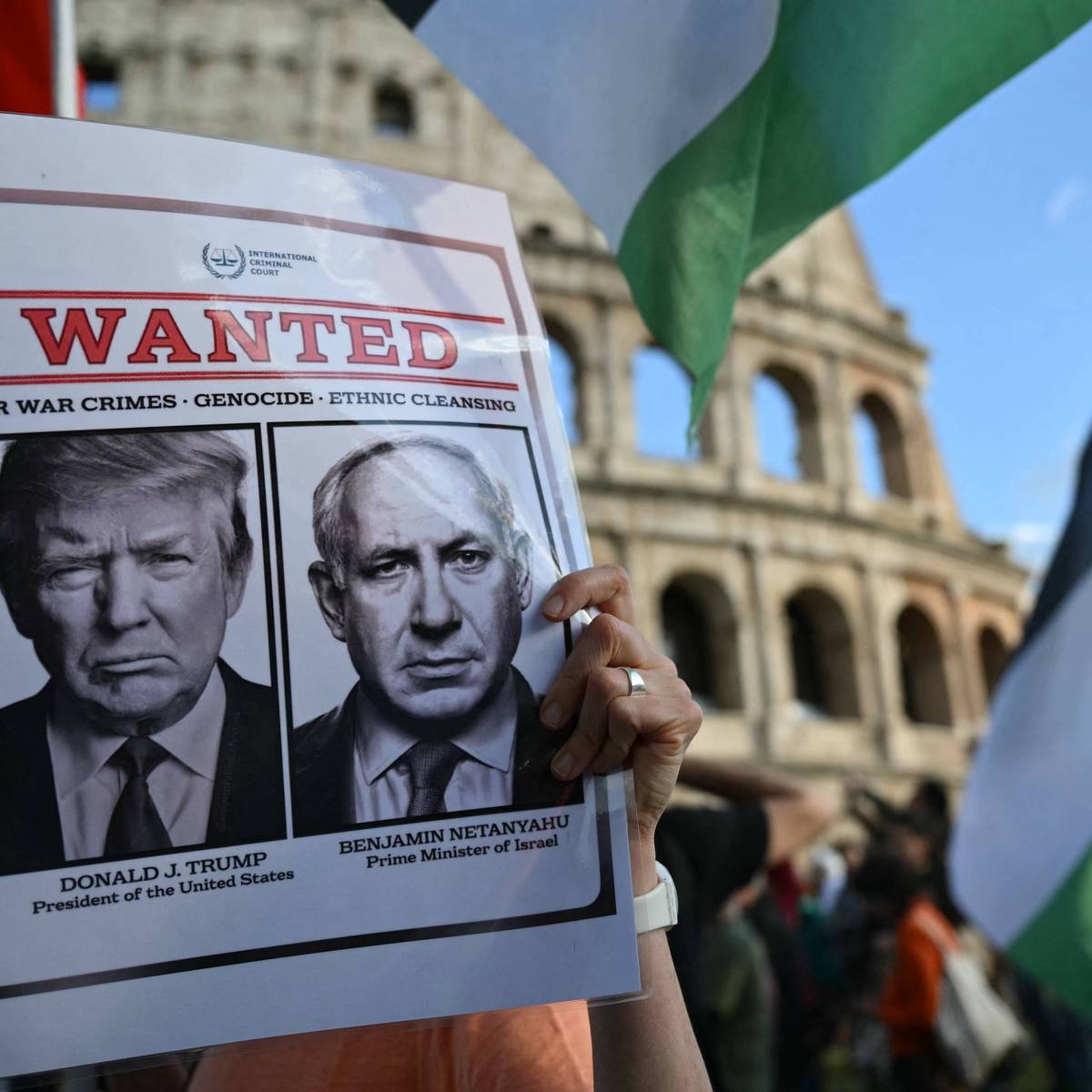 Trump Netanyahu wanted sign