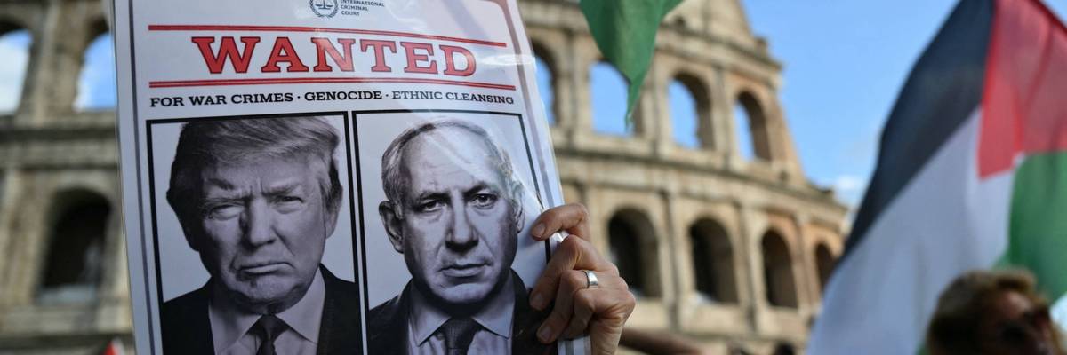 Trump Netanyahu wanted sign