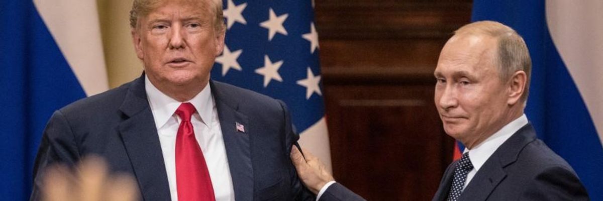 Trump Violates Law by Taking Putin Notes