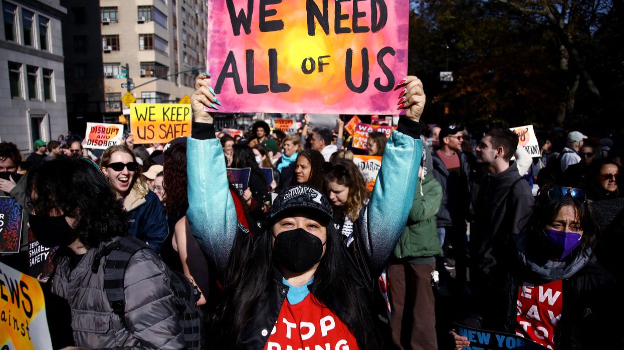 Trump protest after 2024 election.