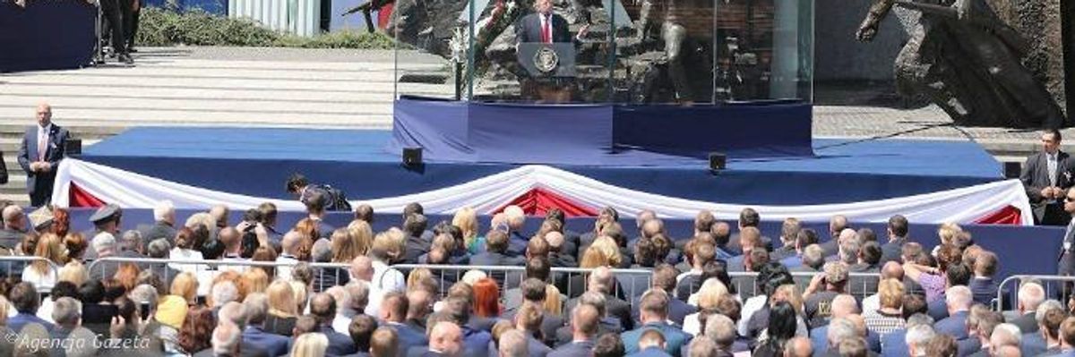'Disturbing' Undertones Detected in Trump's Bizarre Poland Speech