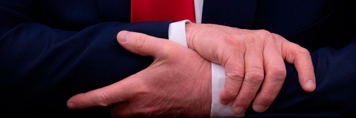 Trump's hands