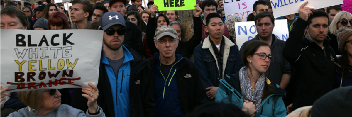 'The Statue of Liberty Weeps' as Trump Takes Aim at Legal Immigration