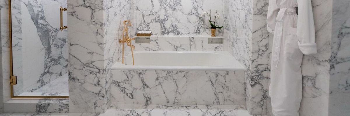 Trump's redone Lincoln Bathroom.