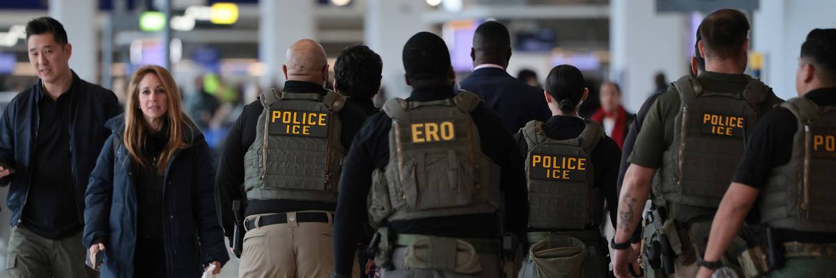 Trump Sends ICE Agents To Airports As DHS Remains Unfunded