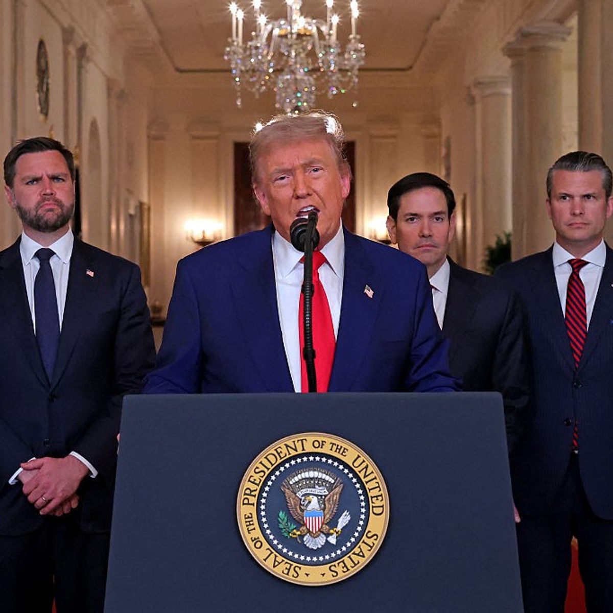 Trump speaks about Iran attacks