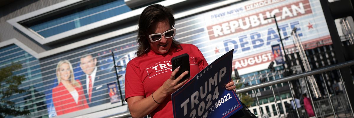 Trump supporter at first debate