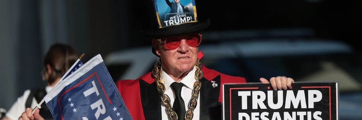 Trump supporter in Miami 