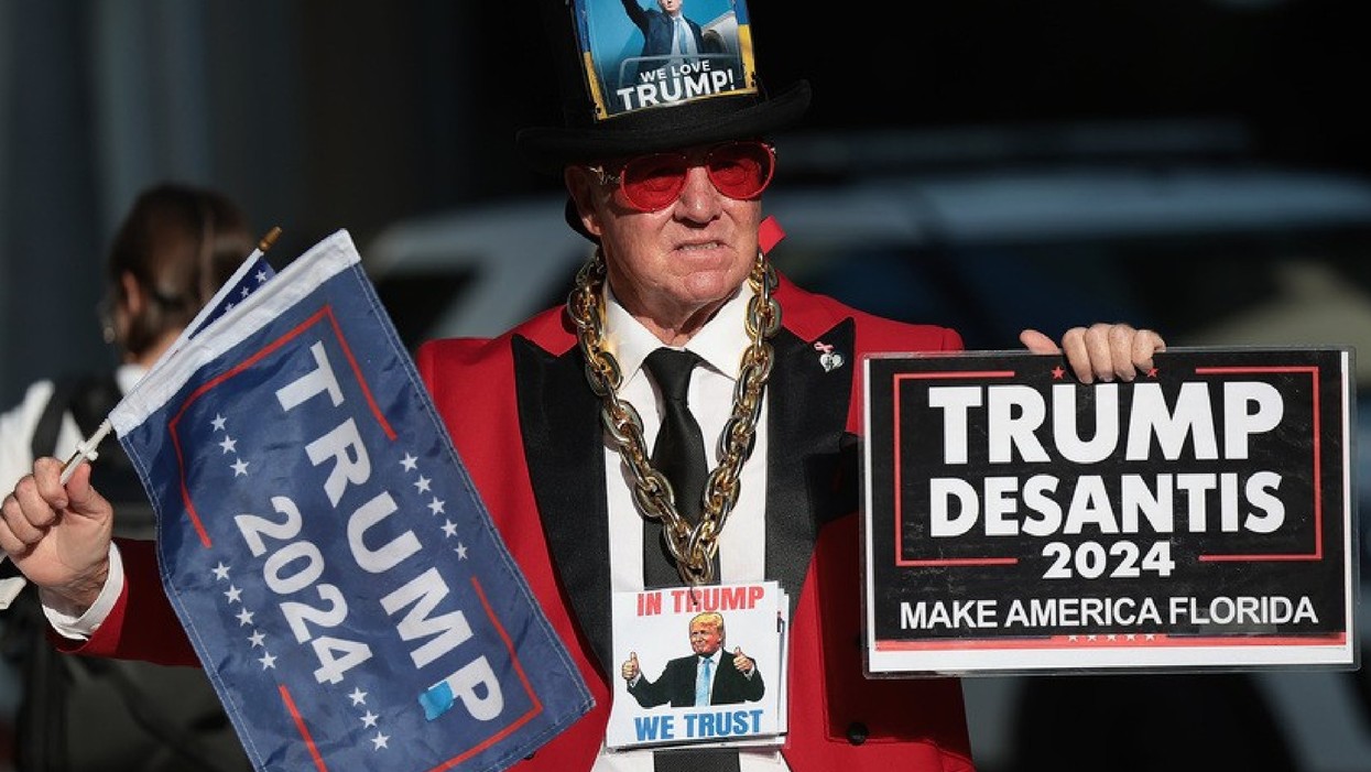 Trump supporter in Miami