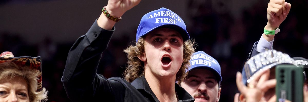 Trump supporters at a rally in Arizona