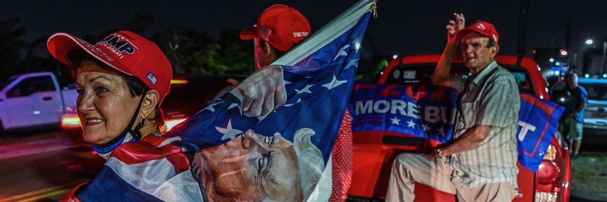 Trump supporters at Mar-A-Lago following search by FBI