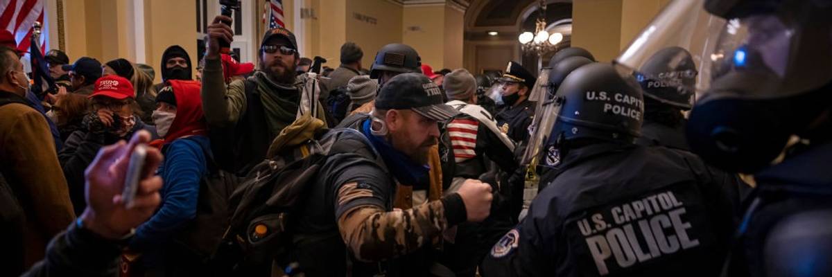 Trump Supporters Hold "Stop The Steal" Rally In DC Amid Ratification Of Presidential Election