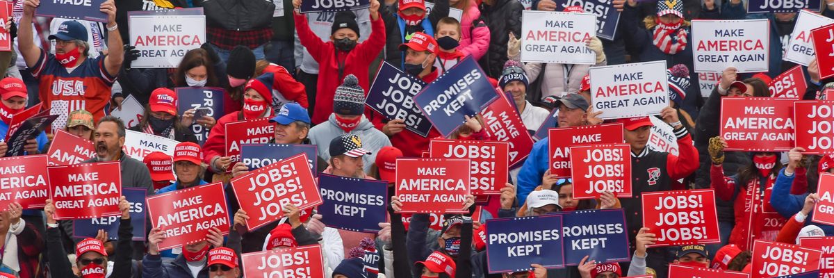 Trump supporters in Pennsylvania