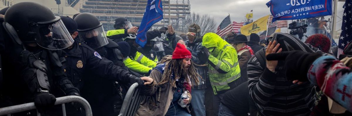 Trump supporters on Jan 6.