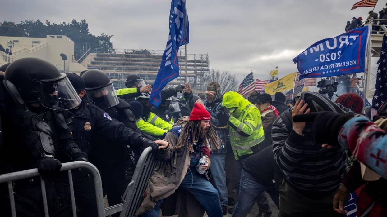 Trump supporters on Jan 6.