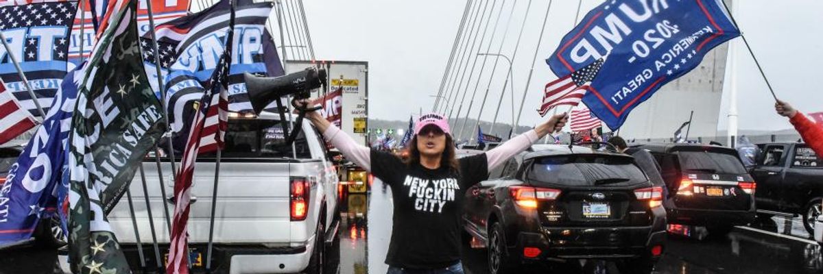 Amnesty Slams Trump for 'Condoning Violence and Intimidation' as President Praises Texas Mob for Harassing Biden Campaign Bus