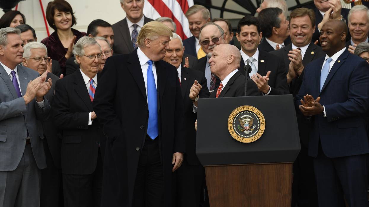 Trump tax cut celebration