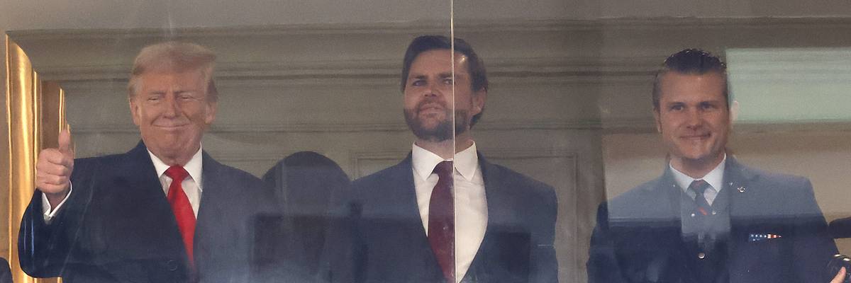 Trump, Vance, and Hegseth.