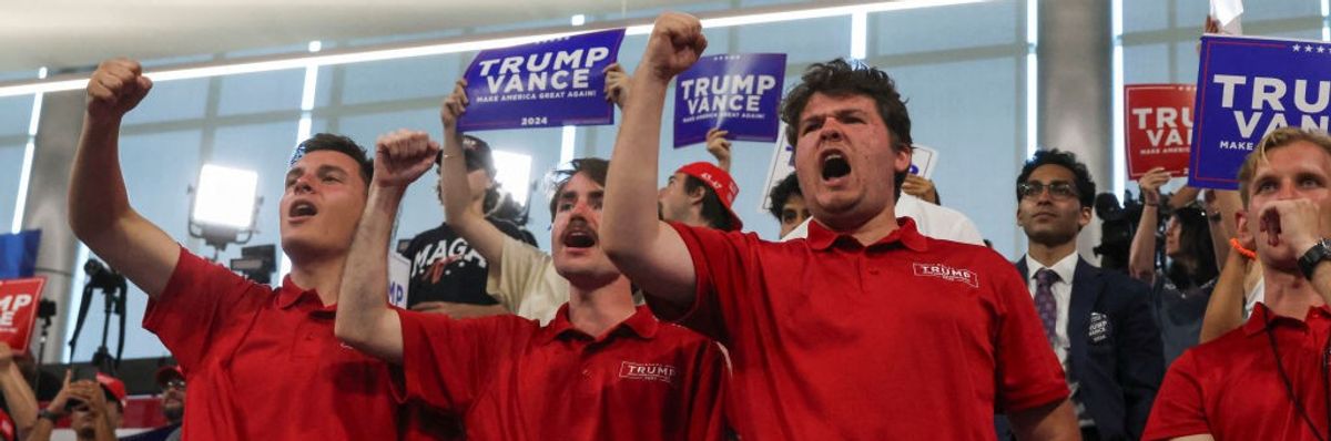 Trump-Vance supporters in Georgia