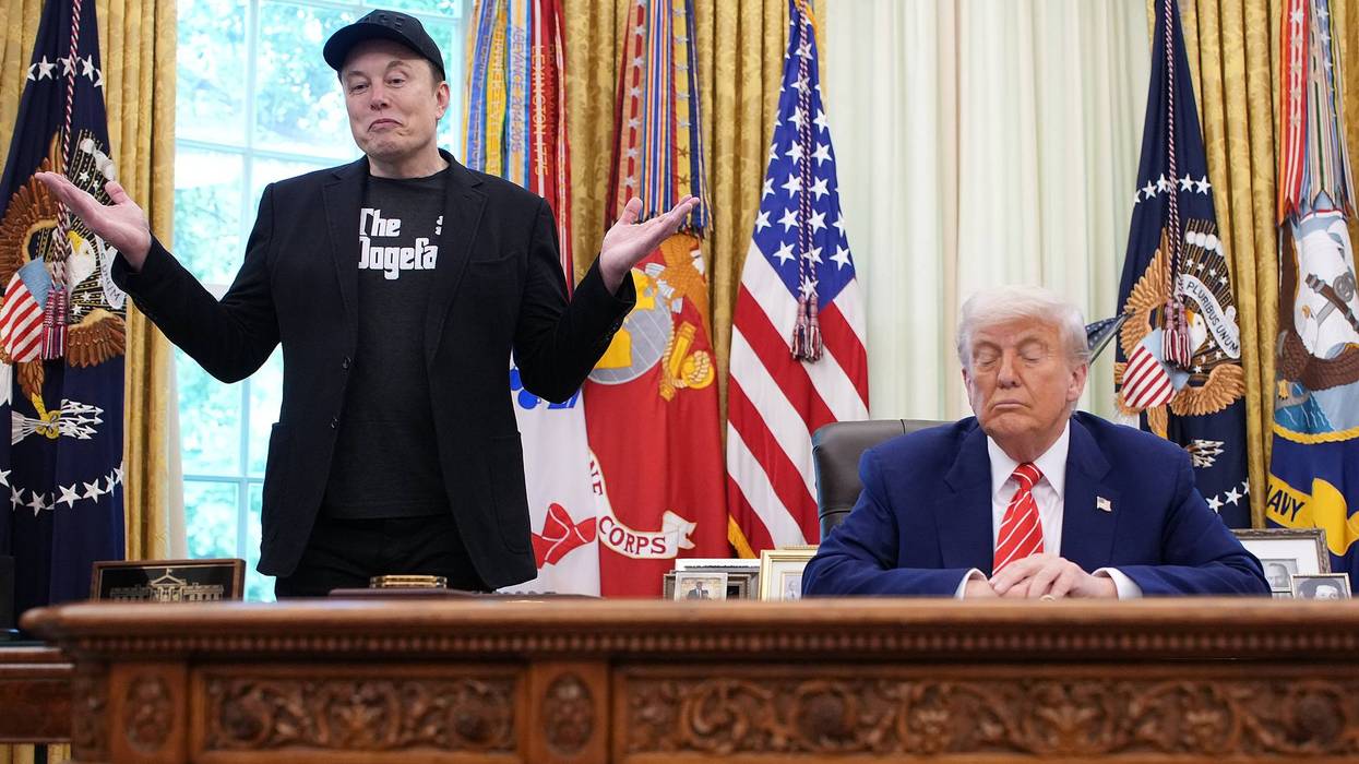 Trump With Elon Musk in Oval Office