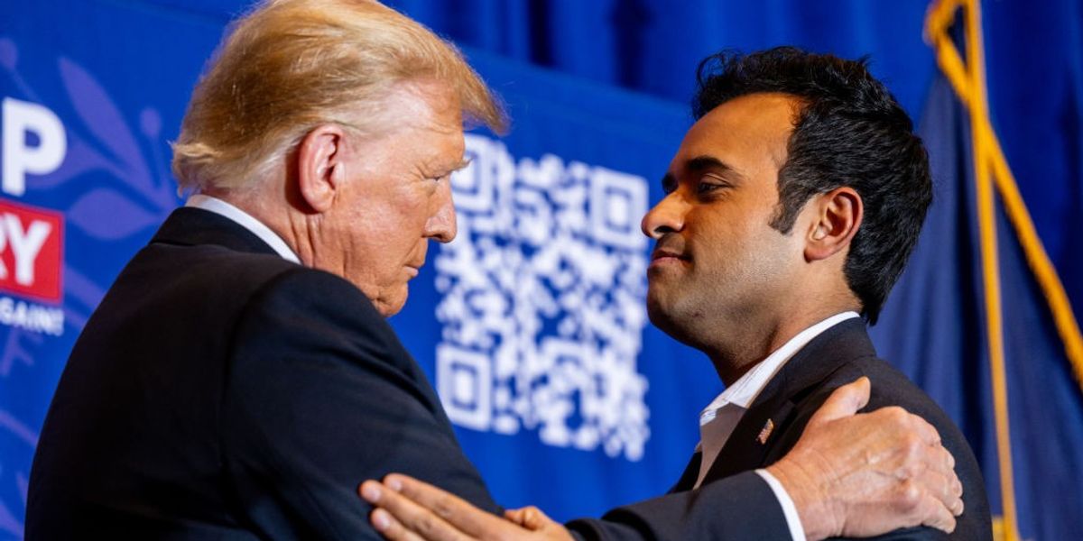 Trump with Vivek Ramaswamy