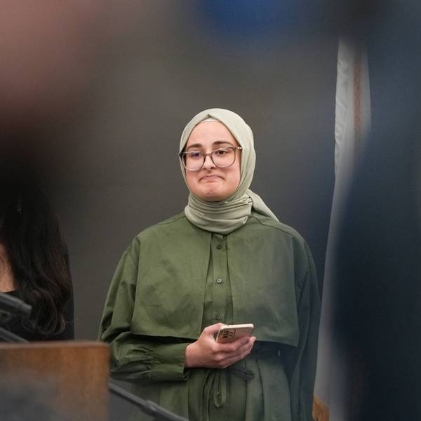 Tufts Student Rümeysa Öztürk Arrives At Logan Airport After Being Released From Louisiana Detention Center