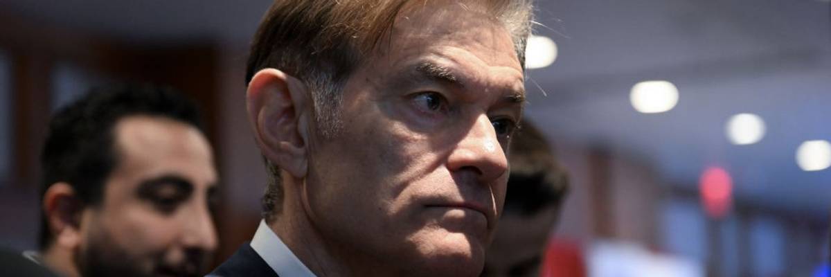 Turkish-American heart surgeon and US politician Dr. Oz attends 51th Veith Symposium in New York