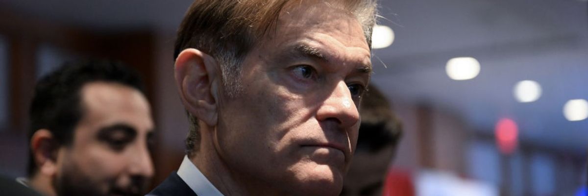 Turkish-American heart surgeon and US politician Dr. Oz attends 51th Veith Symposium in New York