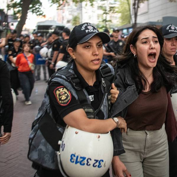 Turkish Police Detain LGBTQ Rights Protesters In Ankara, Turkey