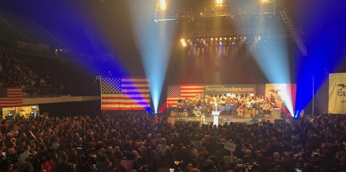 Iowa Rally Bernie