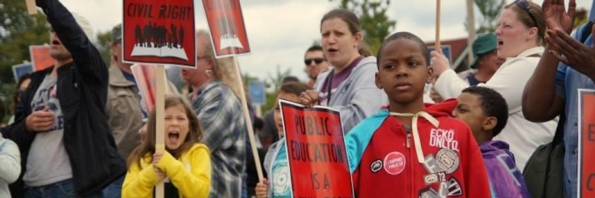 Teachers and Students Walkout: Call Bullshit on Apartheid Schools in the Nation's Capital