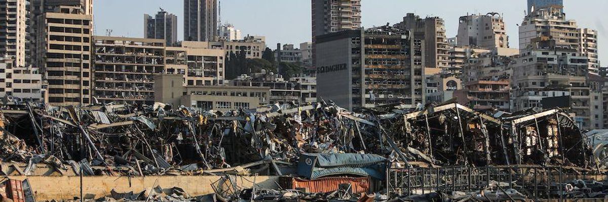 'Fully Destroyed': Massive Explosion at Port Rocks Beirut