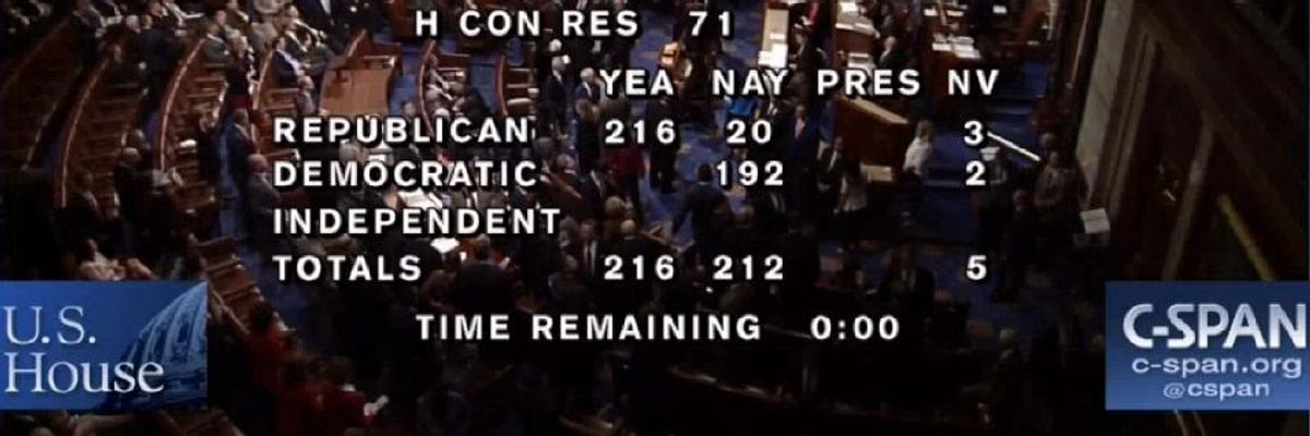 216 GOP House Members Just Voted to Destroy the Safety Net and Deliver a Trillion-Dollar Tax Cut to the Rich