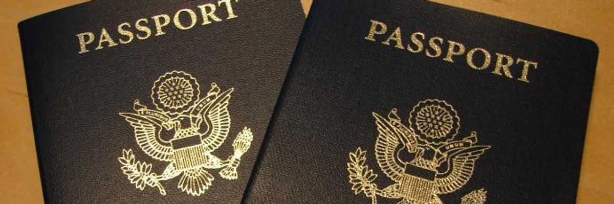 Two U.S. passports.