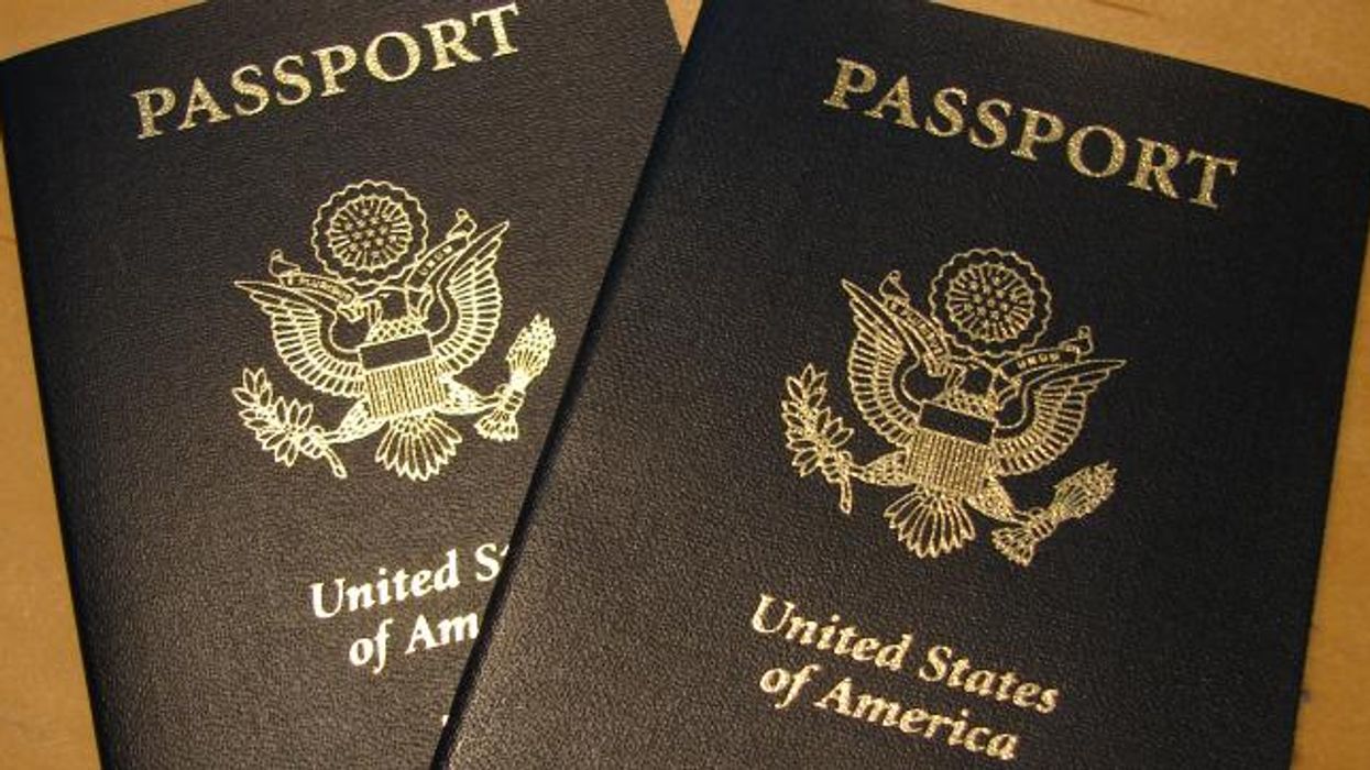 Two U.S. passports.