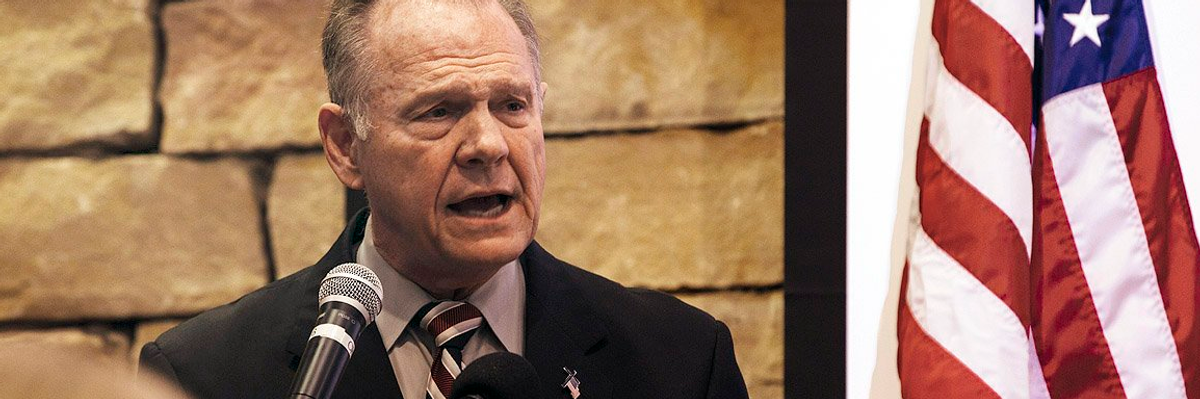 Despite Multiple and Credible Sexual Abuse Allegations, Roy Moore Still Leading in Alabama Race