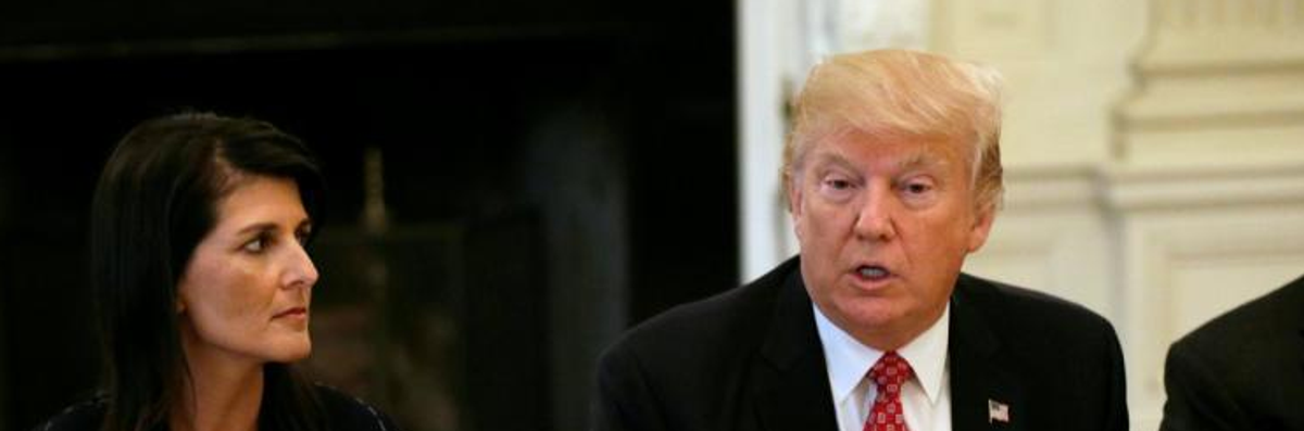 Outnumbered Over Jerusalem, Haley Tells World That US Will Be "Taking Names" During UN Vote