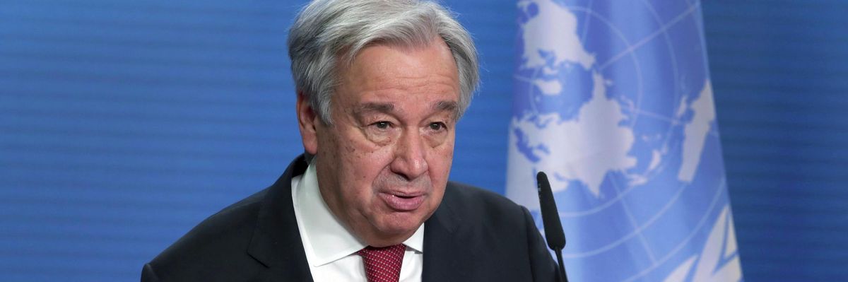 U.N. Secretary-General Antonio Guterres.