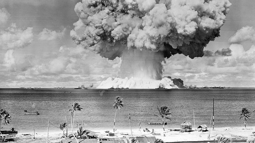 U.S. Atomic Bomb Test at Bikini Atoll in 1946