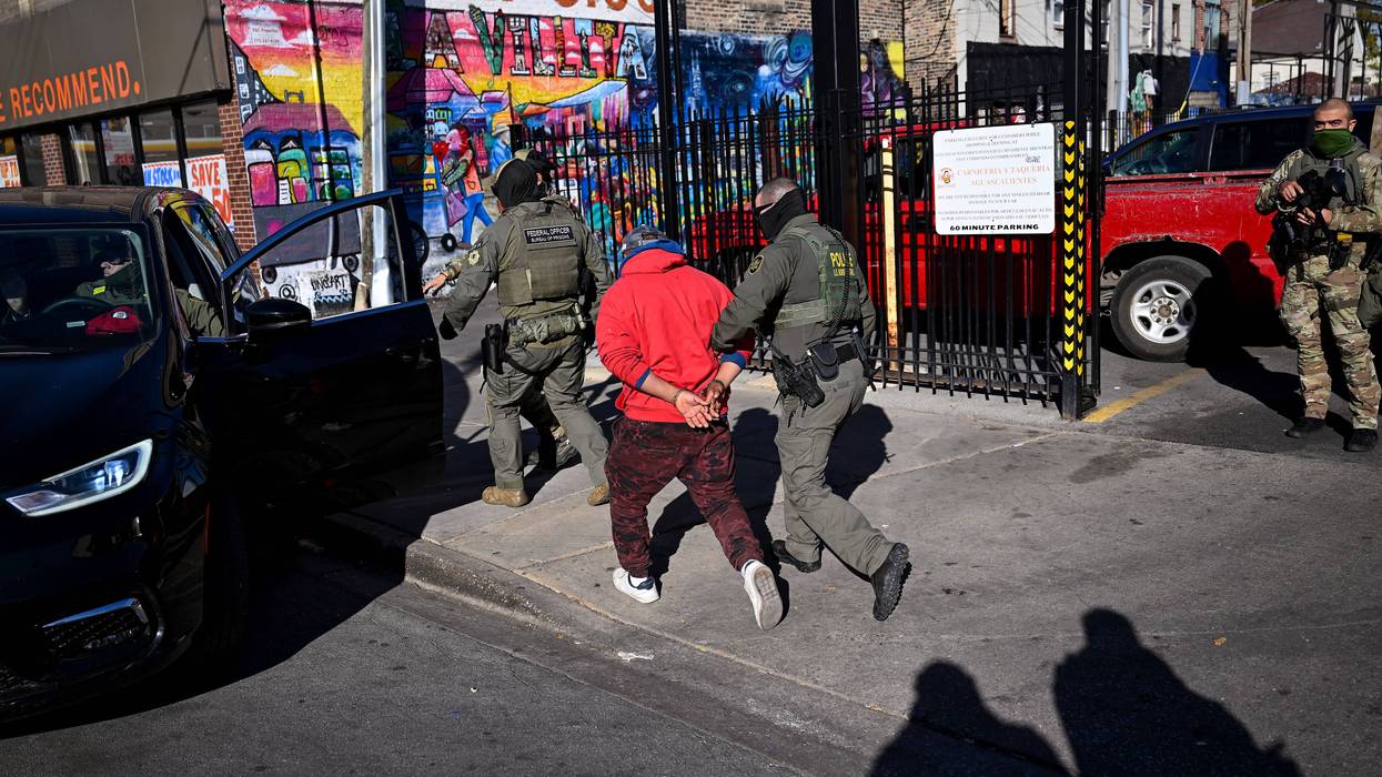 U.S. Border Patrol Agents Enforce Operation Midway Blitz In Chicago, Illinois