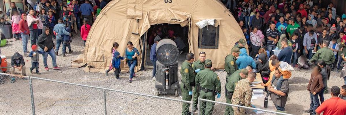 'We Are Running Concentration Camps': Images From El Paso Stir Outrage Over Migrant Treatment