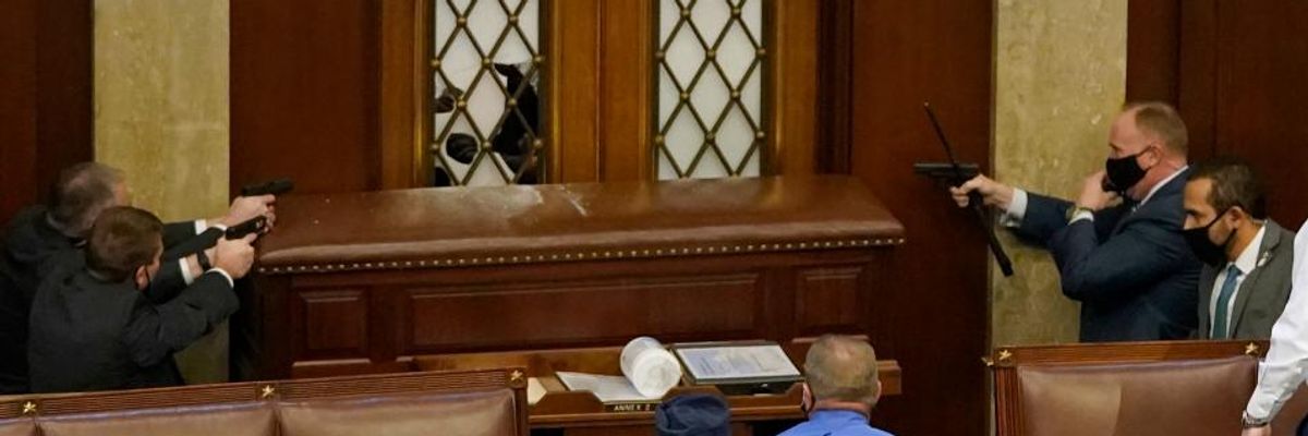 In Pictures: Pro-Trump Mob Storms US Capitol Building