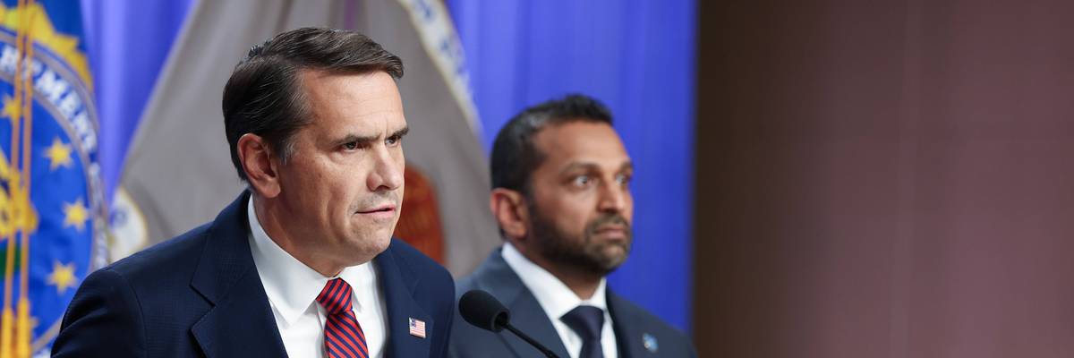 U.S. Department Of Justice Holds A Press Conference On Tuesday Afternoon