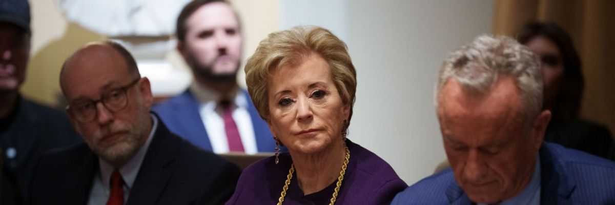 U.S. Education Secretary Linda McMahon